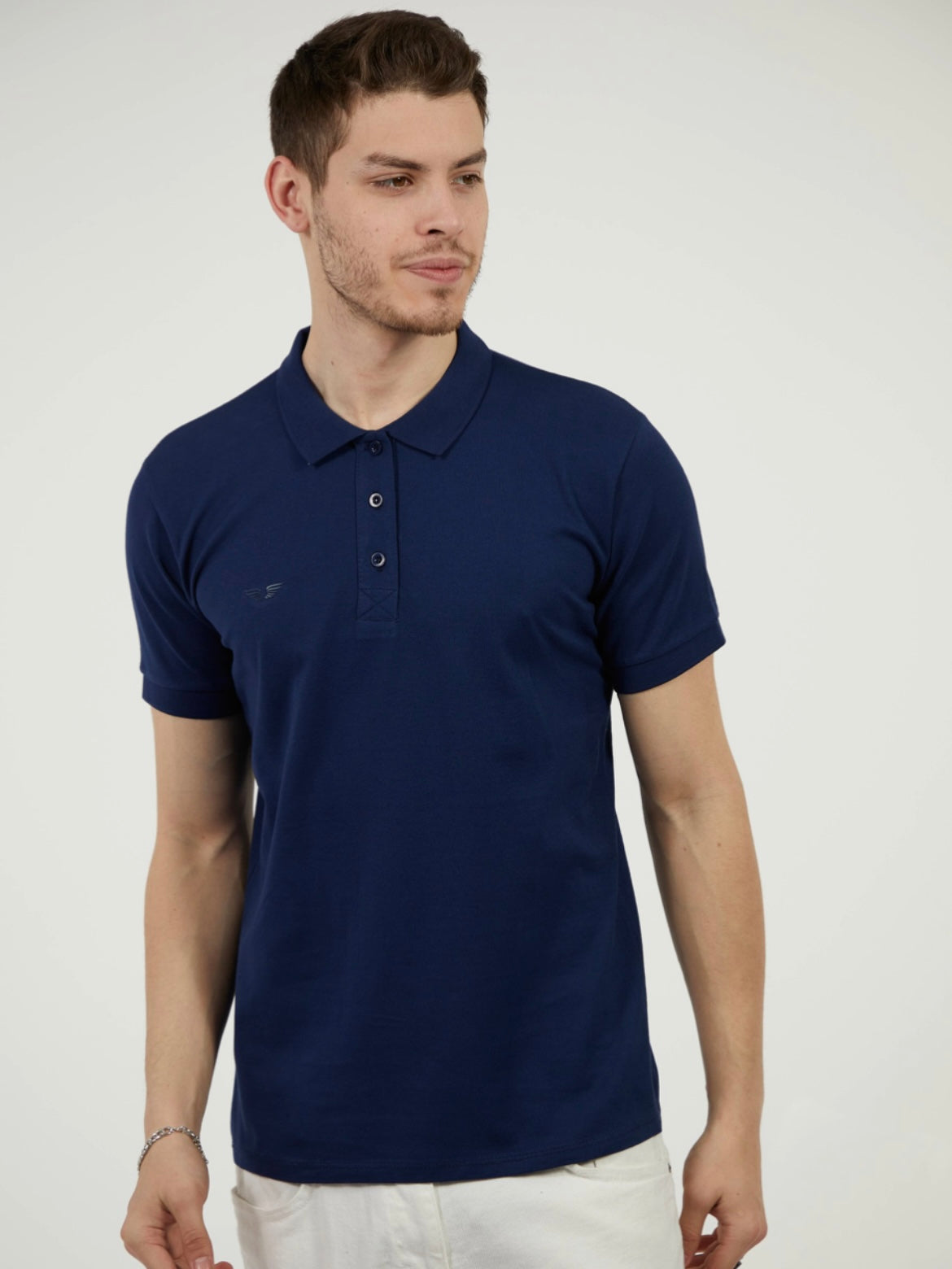 Μπλούζα κοντομάνικη Polo σκούρα μπλε