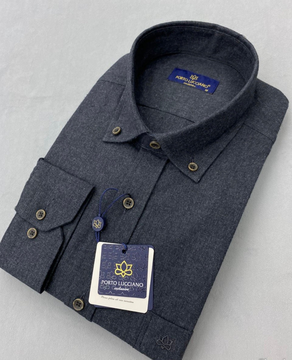 Πουκάμισο PORTO LUCCIANO ανθρακί