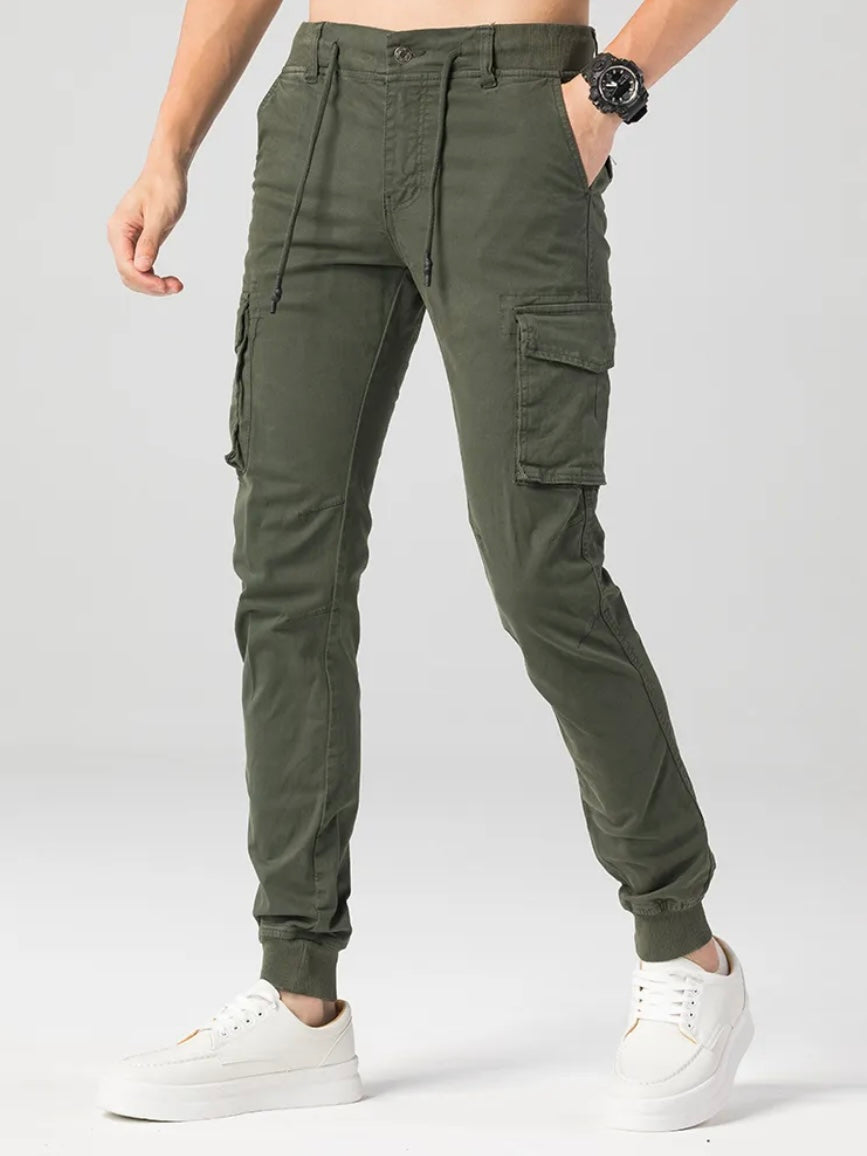 Παντελόνι cargo χακι