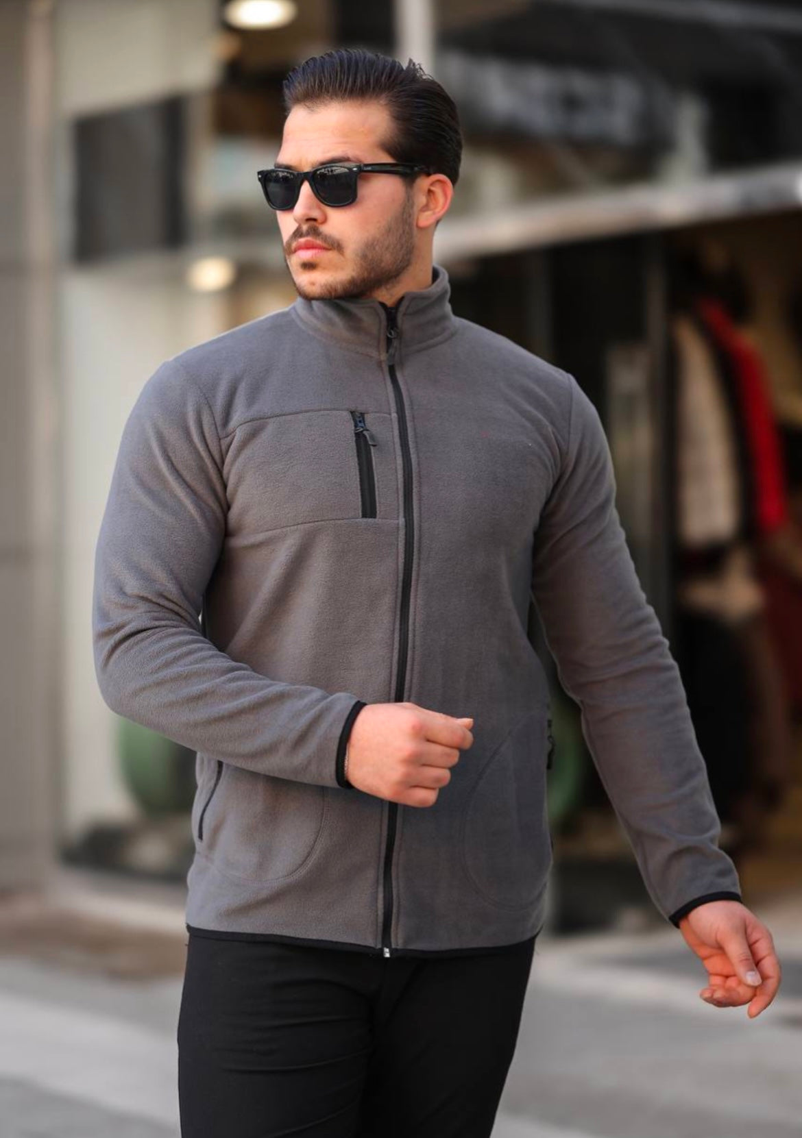 Ζακέτα TMB ανθρακί