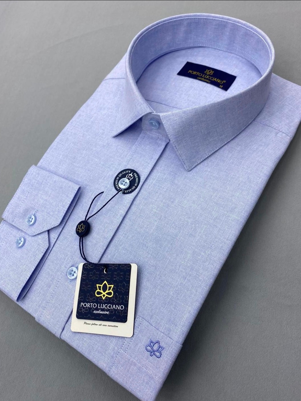 Πουκάμισο PORTO LUCCIANO γαλάζιο