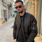 Μπουφάν FLY BOMBER μαύρο