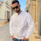 Μπουφάν FLY BOMBER άσπρο