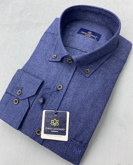 Πουκάμισο PORTO LUCCIANO μπλε