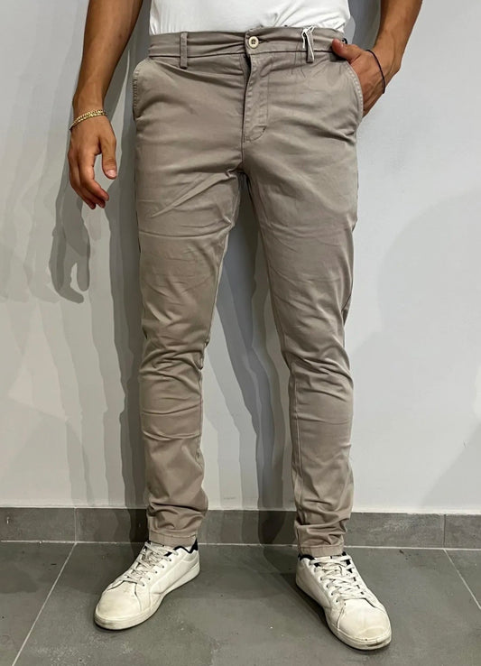 Παντελόνι cinos ανοιχτό μπεζ