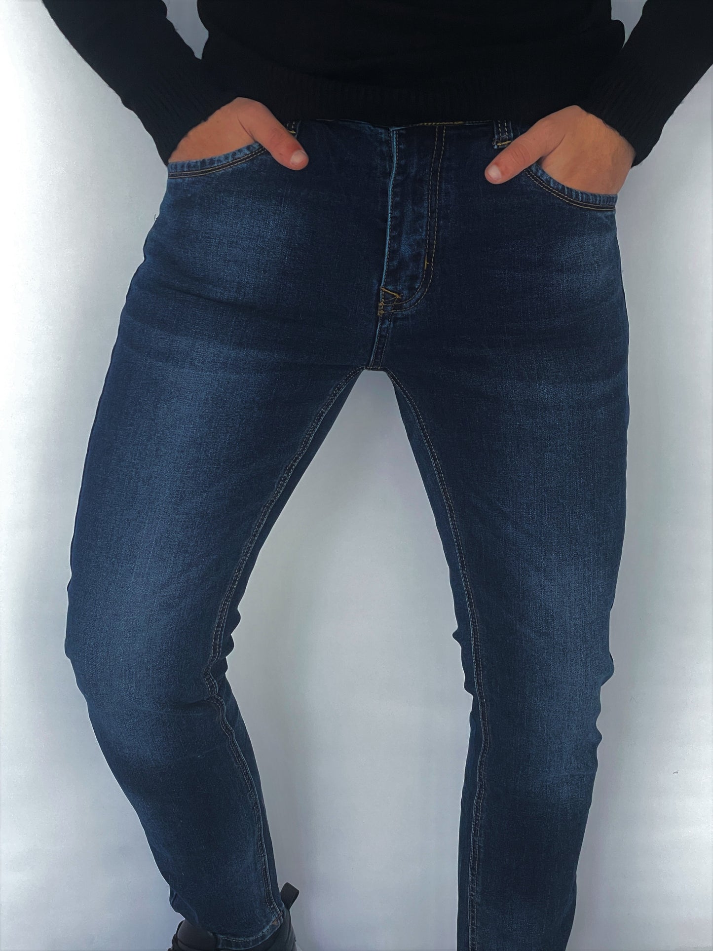 Τζιν κλασικό σκούρο μπλε